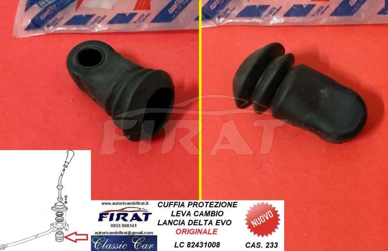 CUFFIA PROTEZIONE LEVA CAMBIO LANCIA DELTA EVO (82431008)